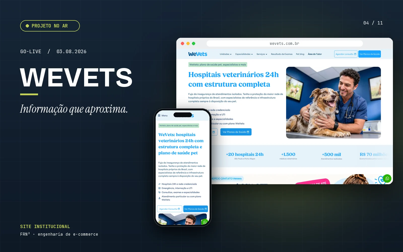WeVets: um novo site para conectar tutores ao grupo