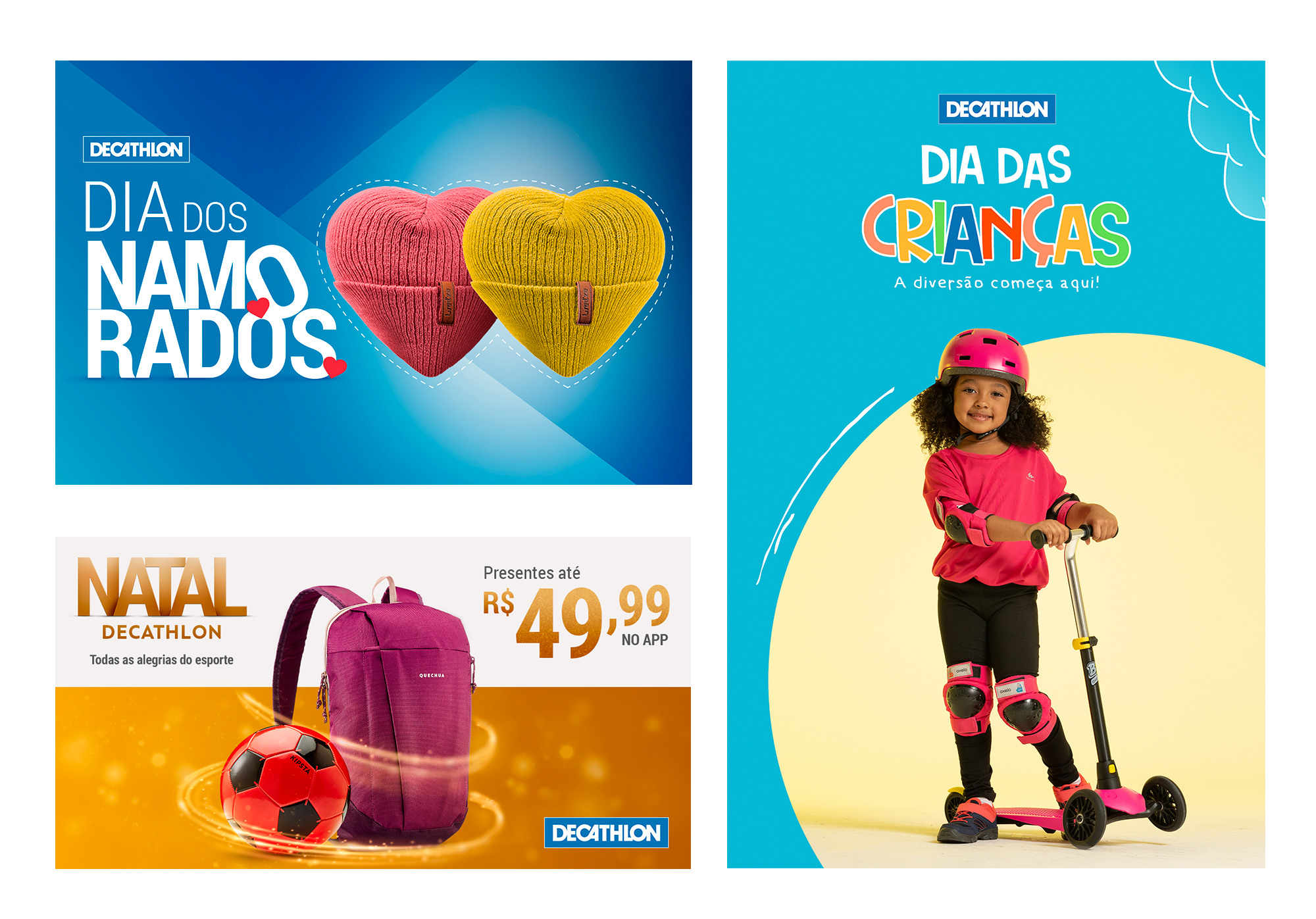Peças da Decathlon para Black Friday, datas sazonais e campanhas de produto